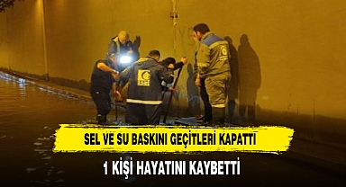 Antalya'da sel ve su baskını: 1 kişi yaşamını yitirdi,