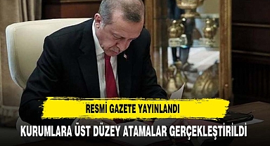Atama kararları Resmi Gazete'de