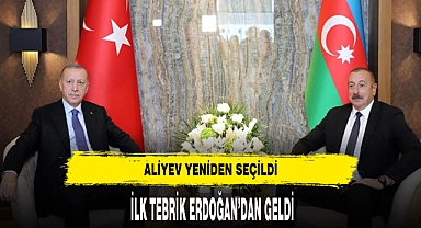 Azerbaycan'da Seçimin Galibi Aliyev Oldu İlk Tebrik Erdoğan'dan Geldi