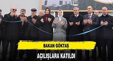 Bakan Göktaş'ın Katılımıyla Aziz Okyay Camii Açıldı
