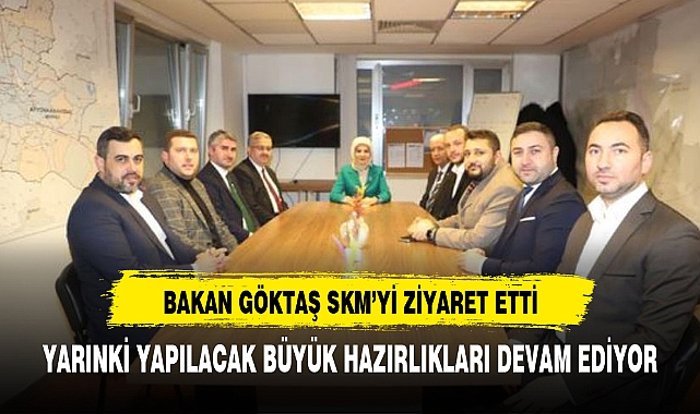 Bakan Göktaş, Seçim Koordinasyon Merkezi'nde Çalışmaları Değerlendirdi