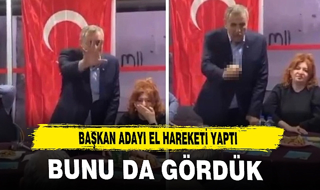BAŞKAN ADAYI EL HAREKETİ YAPTI