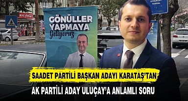 BAŞKAN ADAYINDAN MANALI SORU ?
