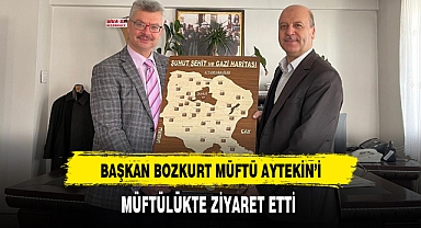 Başkan Bozkurt Müftü Aytekin'i Ziyaret Etti
