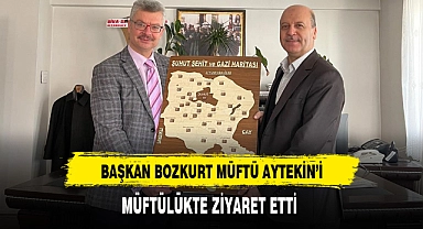 Başkan Bozkurt Müftü Aytekin'i Ziyaret Etti