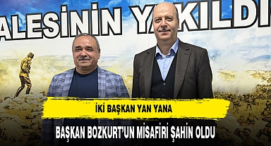 Başkan Bozkurt'un Misafiri Şahin Oldu