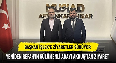 Başkan İşlek'e Yeniden Refah'ın Sülümenli Adayı Akkuş'tan Ziyaret