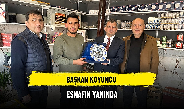 Başkan Koyuncu Esnafın Yanında