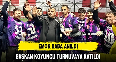 BAŞKAN KOYUNCU TURNUVAYA KATILDI