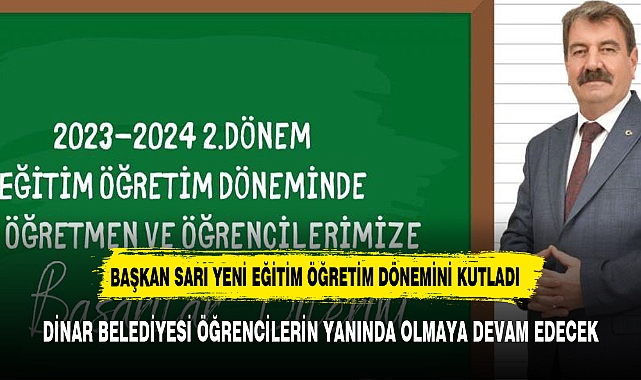 BAŞKAN SARI YENİ EĞİTİM DÖNEMİ İLE İLGİLİ MESAJ YAYINLADI