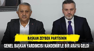 Başkan Zeybek Partisinin Genel Başkan Yardımcısı Kandemir'le Bir Araya Geldi