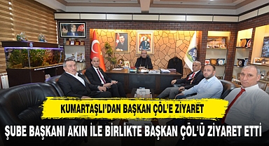 Başkan Kumartaşlı, Sandıklı Belediye Başkanı Dr. Mustafa Çöl'e Teşekkür Etti