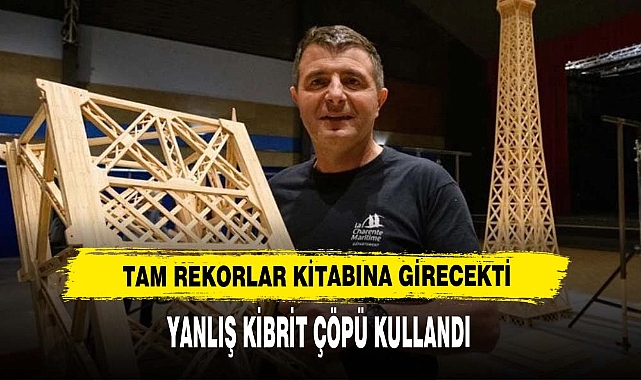 Bir hatası yüzünden Guinness Dünya Rekorlar kitabına giremedi