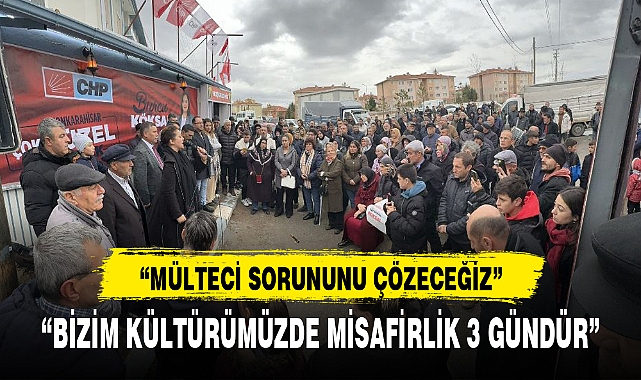 "BİZİM KÜLTÜRÜMÜZDE MİSAFİRLİK 3 GÜNDÜR"