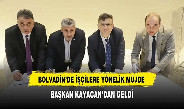 Bolvadin Belediyesinde Toplu İş Sözleşmesi İmzalandı