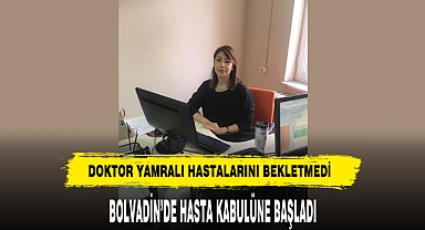 Bolvadin'de Hastalarını Fazla Bekletmedi Hasta Kabulüne Başladı