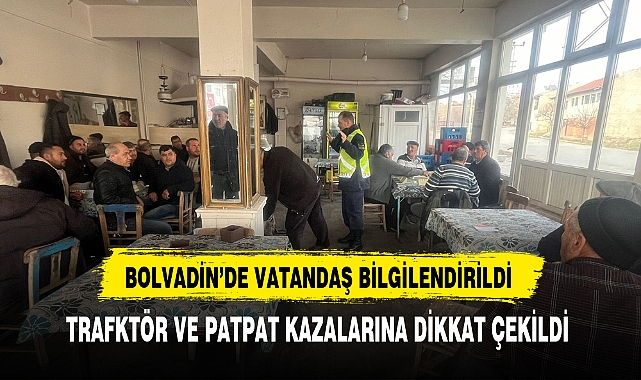 Bolvadin'de Traktör ve Patpat Kazalarına Dikkat Çekildi