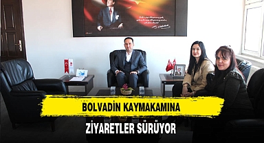 Bolvadin Kaymakamına Ziyaretler Sürüyor
