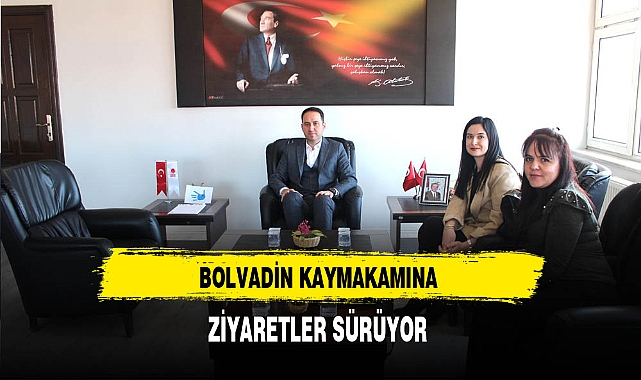 Bolvadin Kaymakamına Ziyaretler Sürüyor