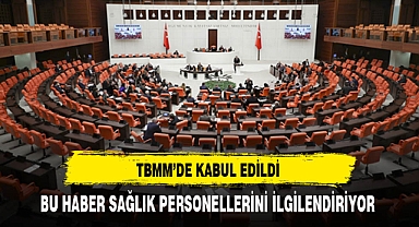 Bu Haber Sağlık Personellerini İlgilendiriyor