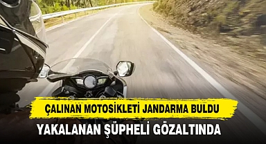 Çalınan Motosikleti Jandarma Buldu