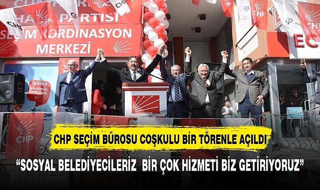 CAN; "SOSYAL BELEDİYECİLERİZ BİZ"