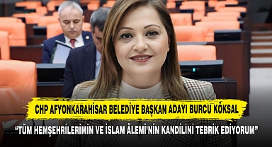 Chp Afyonkarahisar Belediye Başkan Adayı Burcu Köksal