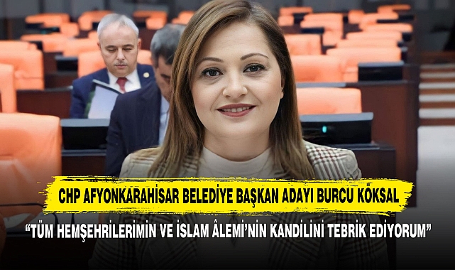 Chp Afyonkarahisar Belediye Başkan Adayı Burcu Köksal