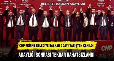 CHP Edirne Belediye Başkan Adayı Şükrü Ciravoğlu adaylıktan çekildi