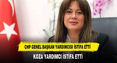 CHP Genel Başkan Yardımcısı Koza Yardımcı, istifa etti