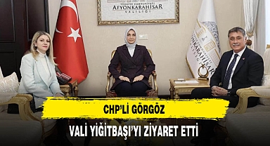CHP'li Görgöz Vali Yiğitbaşı'yı Ziyaret Etti