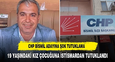 CHP'nin Bismil belediye başkan adayıydı! Abdurrahim Sönmez cinsel saldırıdan tutuklandı