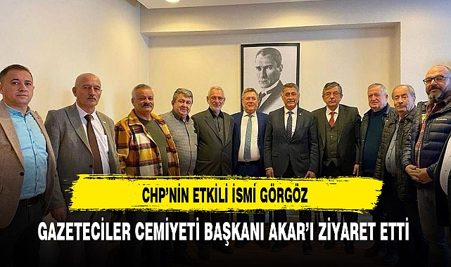 CHP'nin Etkili İsmi  Görgöz Başkan Akar'ı Ziyaret Etti
