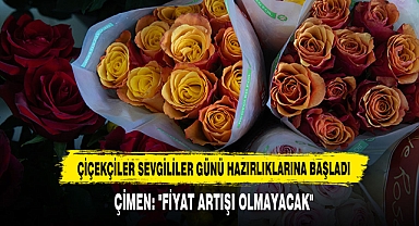 Çiçekçiler Sevgililer Günü Hazırlıklarına Başladı