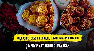 Çiçekçiler Sevgililer Günü Hazırlıklarına Başladı