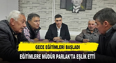 Çiftçilere Yönelik Gece Eğitimleri Başladı