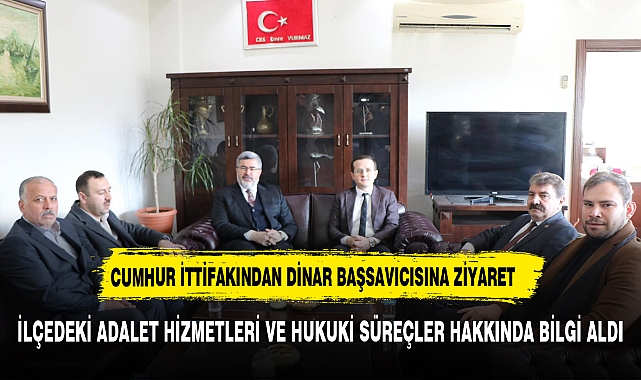 CUMHUR İTTİFAKINDAN ADALET BAKANLIĞI PERSONELİNE ZİYARET