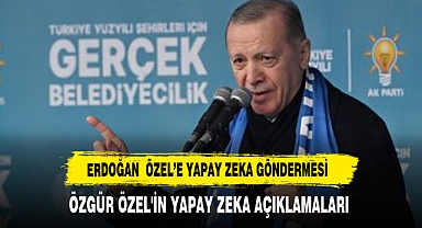 Cumhurbaşkanı Erdoğan'dan CHP'ye yapay zeka göndermesi