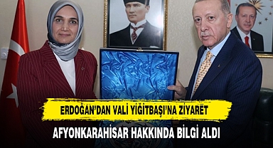 CUMHURBAŞKANI ERDOĞAN VALİ YİĞİTBAŞI'NI ZİYARET ETTİ