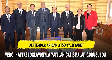 DEFTERDAR AR'DAN ATSO'YA ZİYARET