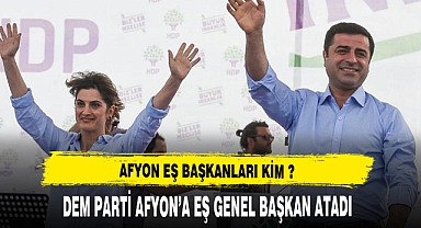DEM PARTİNİN AFYON EŞ GENEL BAŞKANLARI KİMLER OLDU ?