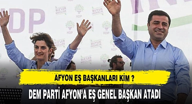 DEM PARTİNİN AFYON EŞ GENEL BAŞKANLARI KİMLER OLDU ?