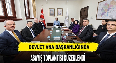 Devlet Ana Başkanlığında Asayiş Toplantısı Düzenlendi