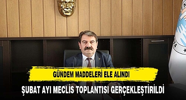 Dinar Belediye Meclisi Şubat Ayı Toplantısını Gerçekleştirdi