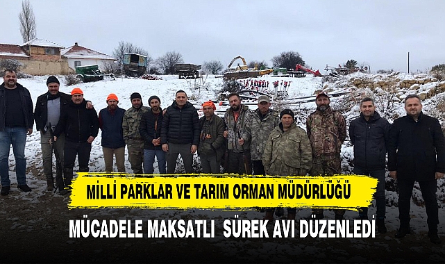 Dinar'da Yaban Domuzlarına Karşı Tarımsal Mücadele Sürek Avlarıyla Sürüyor