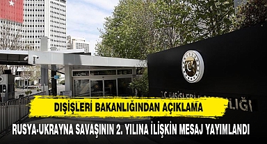 Dışişleri Bakanlığından Açıklama