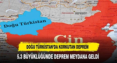 Doğu Türkistan'da 5,3 büyüklüğünde deprem