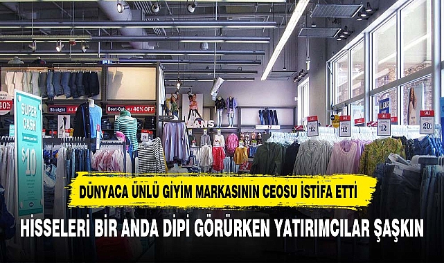 Dünyaca ünlü giyim firması H&M'in CEO'su istifa etti! Şirketin hisseleri bir anda çakıldı