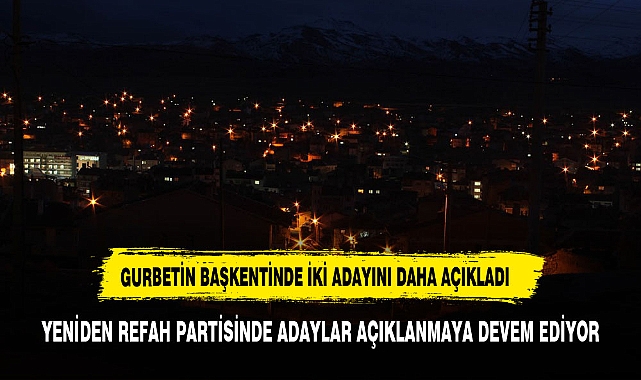 O PARTİNİN EMİRDAĞ ADAYLARI AÇIKLANDI