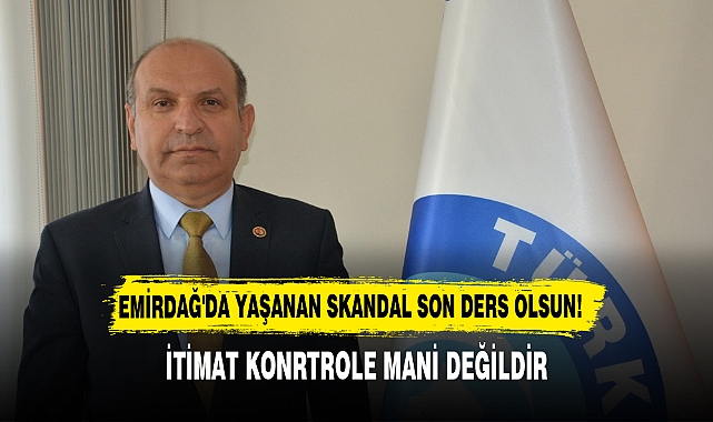 EMİRDAĞ'DA YAŞANAN SKANDAL SON DERS OLSUN!